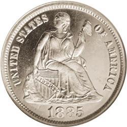 1885 10C PR67 Ultra Cameo NGC