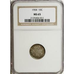 1904 10C MS65 NGC