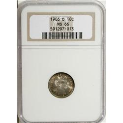 1906-O 10C MS66 NGC