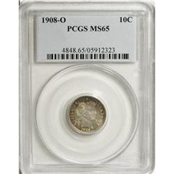 1908-O 10C MS65 PCGS