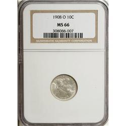 1908-O 10C MS66 NGC