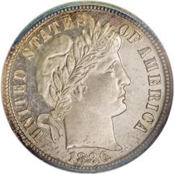 1896 10C PR67 Star Cameo NGC