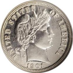 1901 10C PR66 Cameo NGC