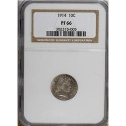 1914 10C PR66 NGC