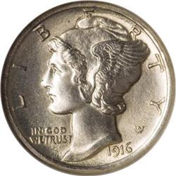 1916-D 10C MS63 Full Bands NGC