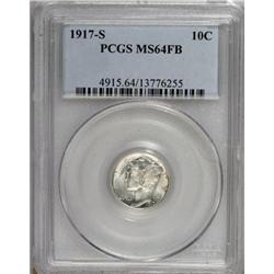 1917-S 10C MS64 Full Bands PCGS