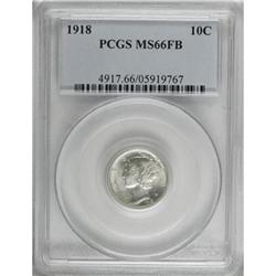1918 10C MS66 Full Bands PCGS