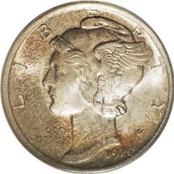 1920 10C MS67 Full Bands PCGS