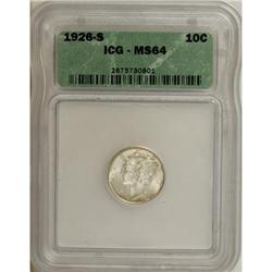 1926-S 10C MS64 ICG