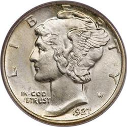 1927-D 10C MS66 Full Bands PCGS