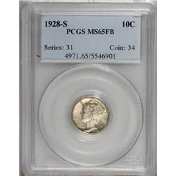 1928-S 10C MS65 Full Bands PCGS