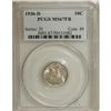 Image 1 : 1936-D 10C MS67 Full Bands PCGS