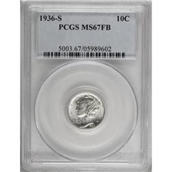 1936-S 10C MS67 Full Bands PCGS