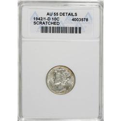 1942/1-D 10C AU55 ANACS