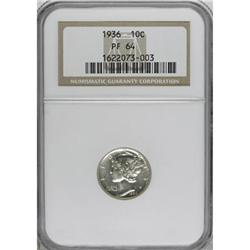 1936 10C PR64 NGC