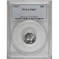 1937 10C PR67 PCGS