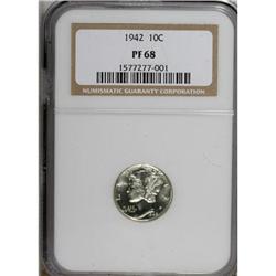 1942 10C PR68 NGC