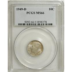 1949-D 10C MS66 PCGS