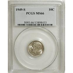1949-S 10C MS66 PCGS