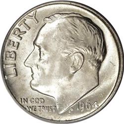 1964-D 10C Doubled Die Reverse MS65 PCGS