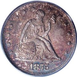 1875 20C MS64 PCGS
