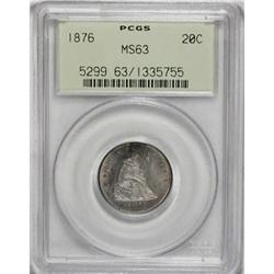 1876 20C MS63 PCGS