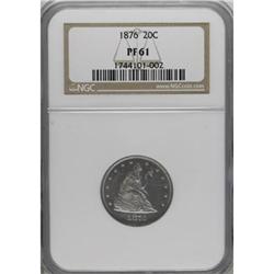 1876 20C PR61 NGC