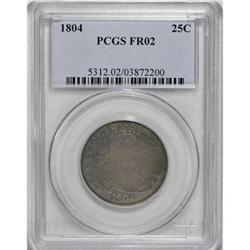 1804 25C Fair 2 PCGS