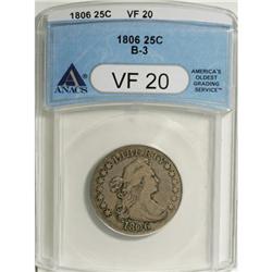 1806 25C VF20 ANACS