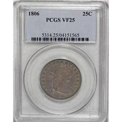 1806 25C VF25 PCGS
