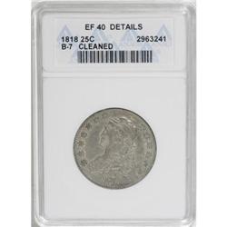 1818 25C XF40 Details ANACS B-7