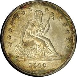 1840-O 25C No Drapery MS63 NGC