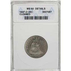 1847-O 25C MS60 ANACS