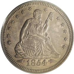 1854-O 25C Arrows MS62 PCGS