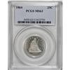 Image 1 : 1864 25C MS63 PCGS