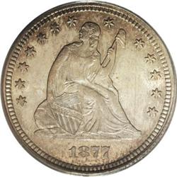1877 25C MS66 PCGS