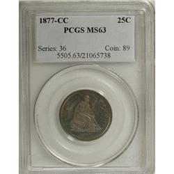 1877-CC 25C MS63 PCGS