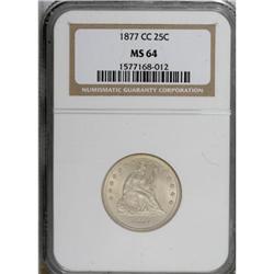 1877-CC 25C MS64 NGC