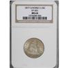 Image 3 : 1877-S 25C Over Horizontal S MS64 NGC