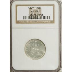 1879 25C MS65 NGC.