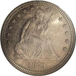 1879 25C MS66 NGC