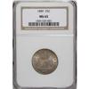 Image 1 : 1889 25C MS65 NGC