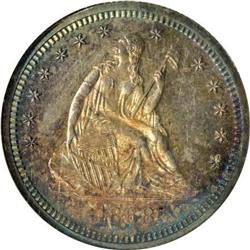 1868 25C PR65 NGC