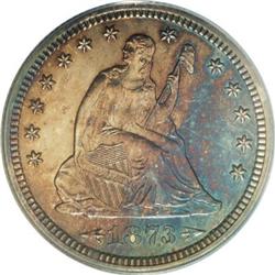 1873 25C Arrows PR64 ANACS