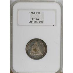 1880 25C PR64 NGC