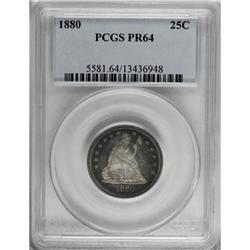 1880 25C PR64 PCGS