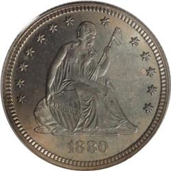 1880 25C PR66 PCGS