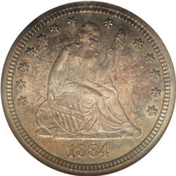 1884 25C PR66 NGC