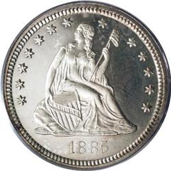 1885 25C PR65 Cameo PCGS