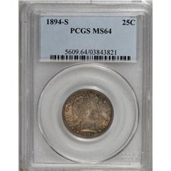 1894-S 25C MS64 PCGS